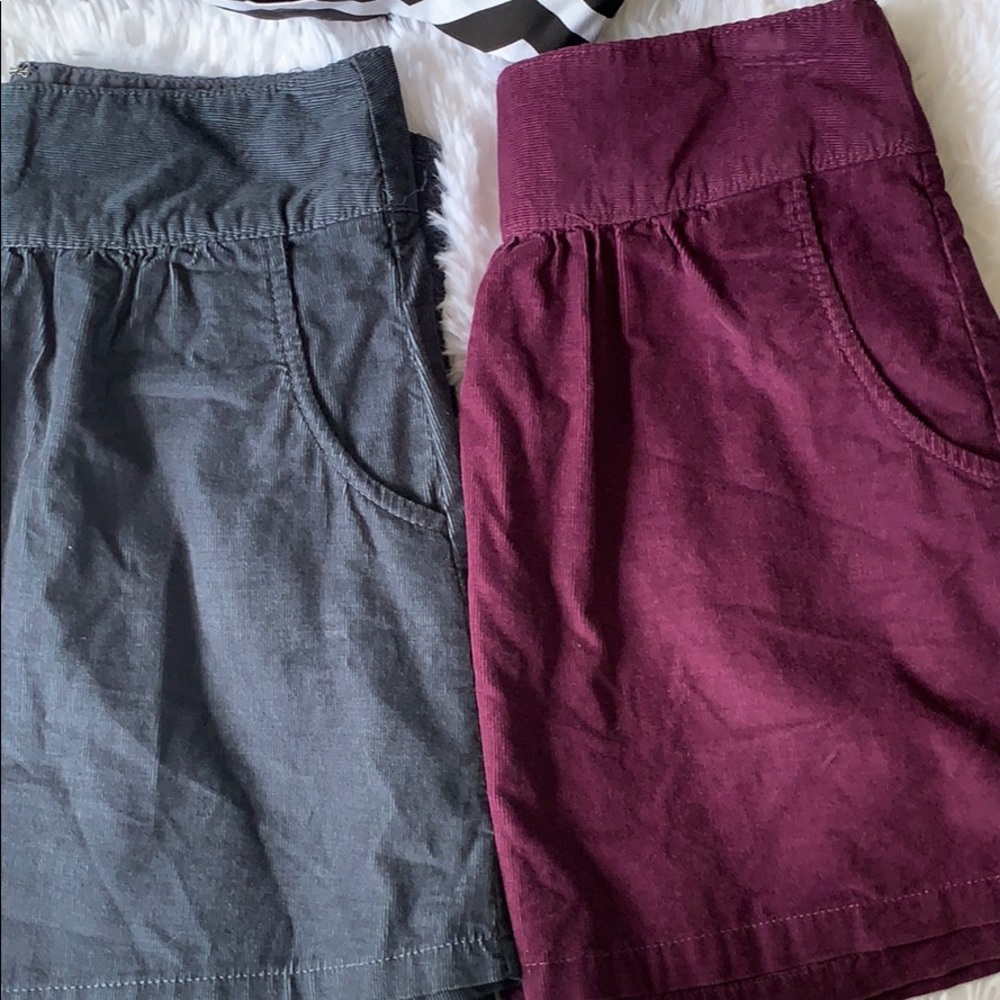 2/$25 old navy skirts size 2 blue& purple